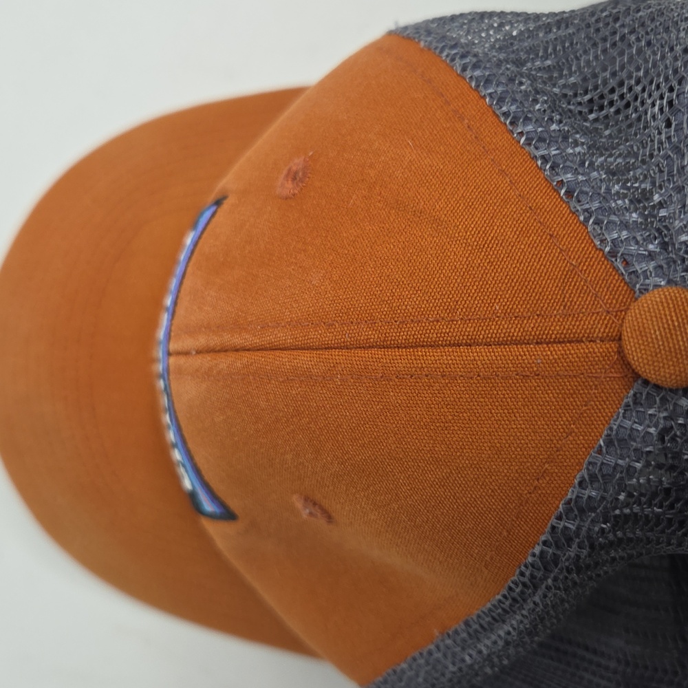 Patagonia Men's Snap Back Rust Trucker Hat Ball Cap One Size - Picture 4 of 6